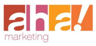 Aha! Marketing logo an Athru Partners client